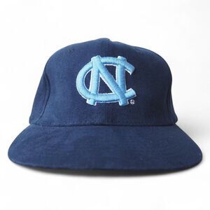 American Needle Lids VTG Carolina Tar Heels Strapback Hat Navy Carolina Blue OS